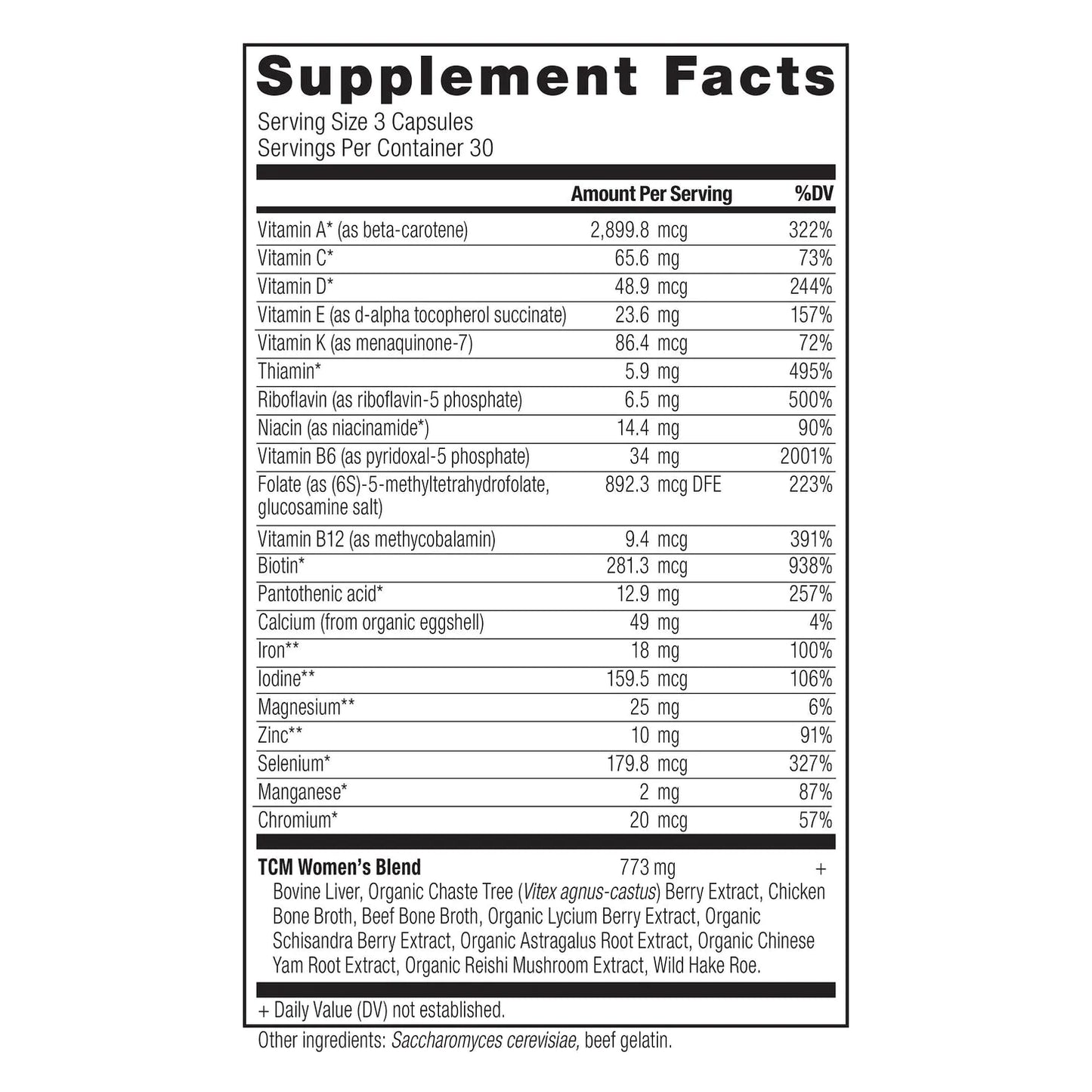 Ancient Nutrition Multi Women (90 counts)