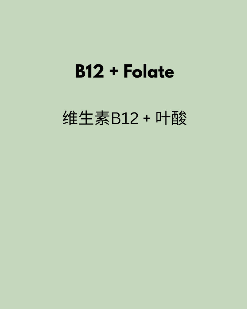 B12+Folate 60 Capsules