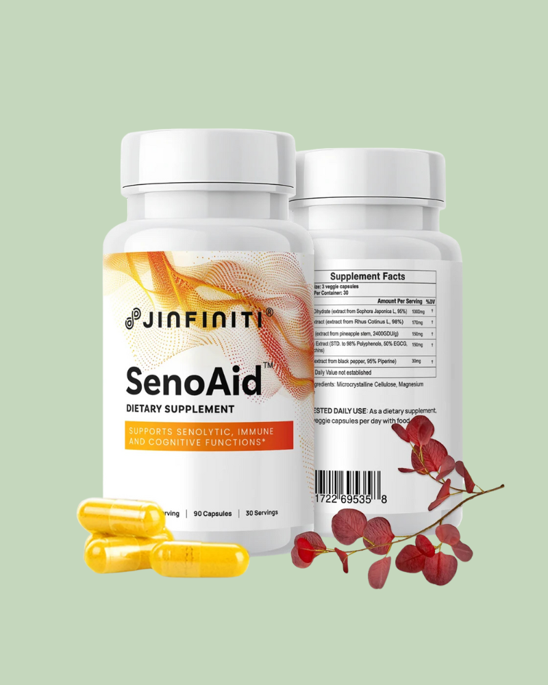 SenoAid™ – Senolytic Supplement Complex