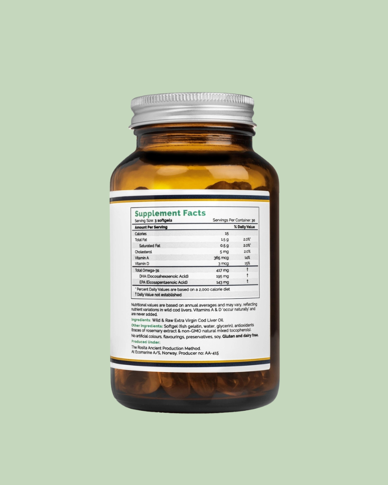 Rosita Cod Liver Oil Softgels