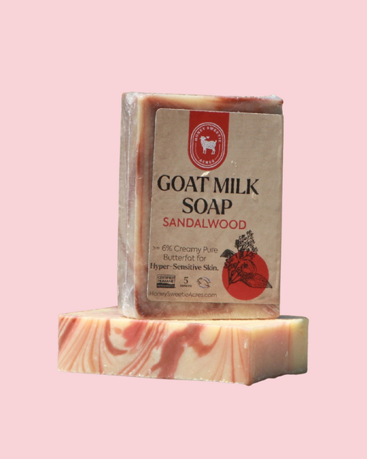 HONEY SWEETIE Sandalwood Goat Milk Soap