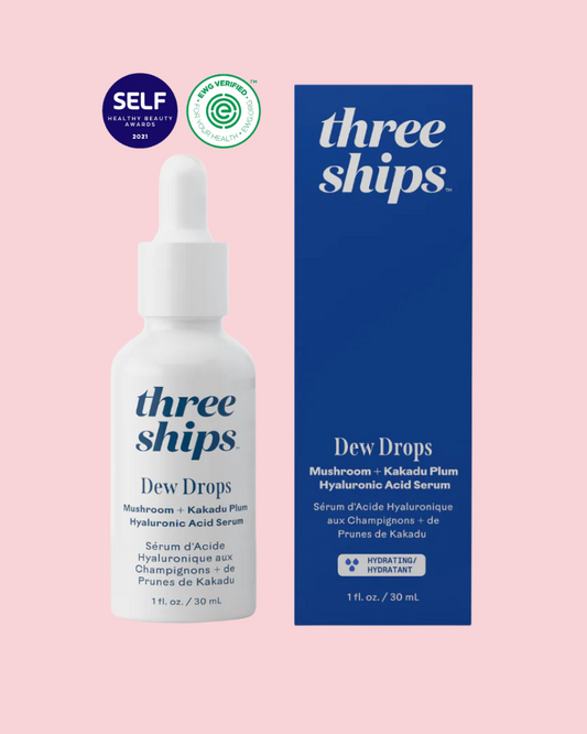ThreeShips Dew Drops Mushroom + Kakadu Plum Hyaluronic Acid Serum